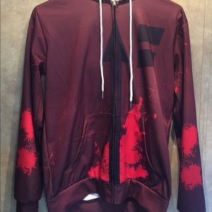 Anime Cosplay Zack Zip Up Hoodie